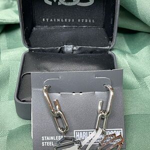 Harley-Davidson Stainless Steel Men's Chain - Silver